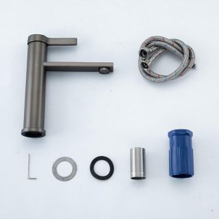 Смеситель для раковины Frap F10899-19 Оружейная сталь